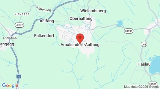 Apartments for rent i Amaliendorf-Aalfang - kort over placeringen