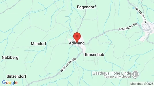 Apartments for rent i Adlwang - kort over placeringen