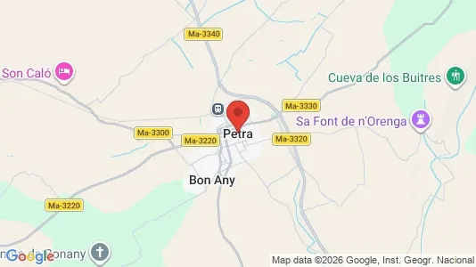 Apartments for rent i Petra - kort over placeringen
