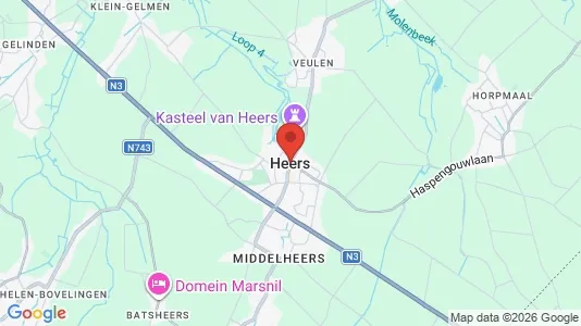 Apartments for rent i Heers - kort over placeringen