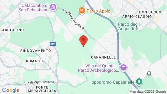 Apartments for rent i Roma Municipio VIII – Appia Antica - kort over placeringen