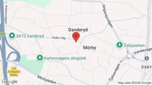 Rooms for rent i Danderyd - kort over placeringen