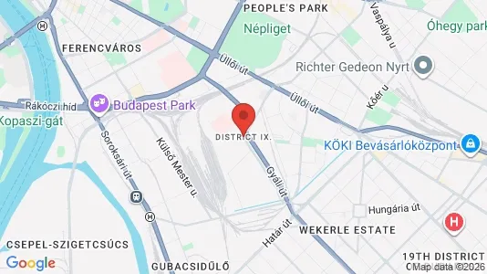 Apartments for rent in Budapest Ferencváros - Photo from Google Street View