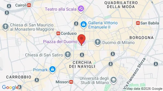Apartments for rent i Milano Zona 1 - Centro storico - kort over placeringen