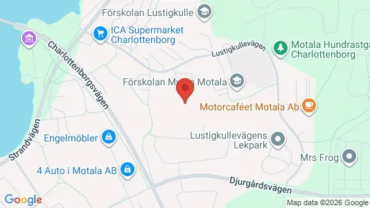 Apartments for rent i Motala - kort over placeringen