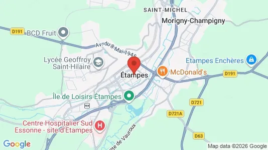 Houses for rent in Étampes - Photo from Google Street View