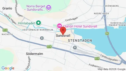 Rooms for rent in Sundsvall - Photo from Google Street View