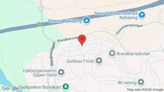 Apartments for rent i Nyköping - kort over placeringen