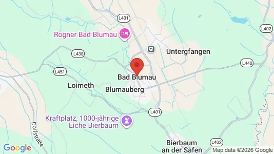 Apartments for rent i Bad Blumau - kort over placeringen