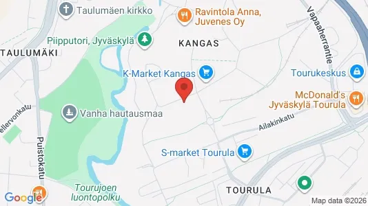 Apartments for rent i Jyväskylä - kort over placeringen