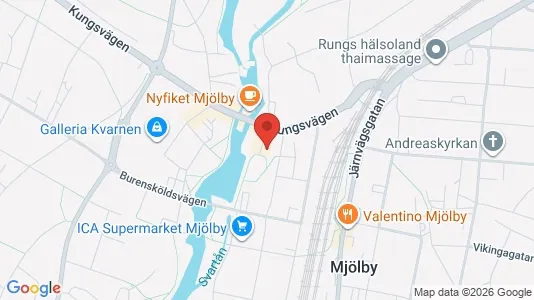 Apartments for rent i Mjölby - kort over placeringen