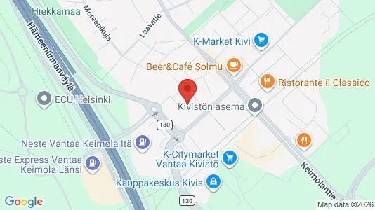 Apartments for rent i Vantaa - kort over placeringen