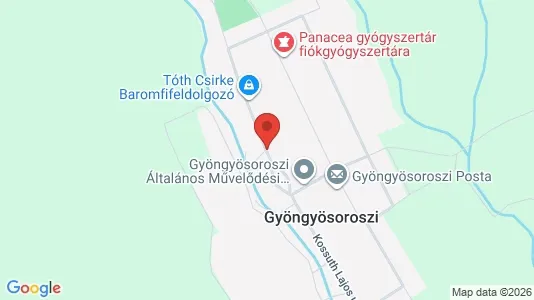 Apartments for rent i Gyöngyösi - kort over placeringen