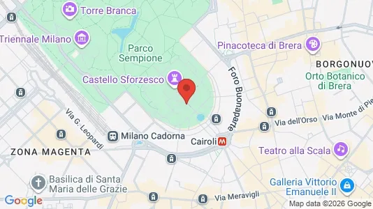 Apartments for rent i Milano Zona 1 - Centro storico - kort over placeringen