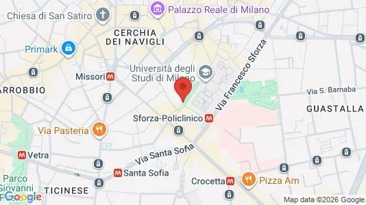 Apartments for rent i Milano Zona 1 - Centro storico - kort over placeringen