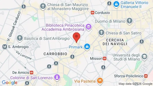 Apartments for rent i Milano Zona 1 - Centro storico - kort over placeringen