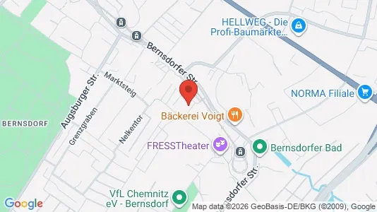 Apartments for rent in Chemnitz - Photo from Google Street View