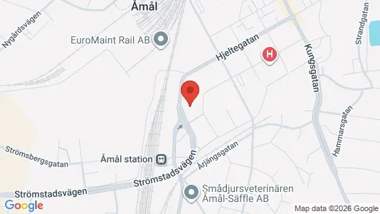Apartments for rent in Åmål - Photo from Google Street View