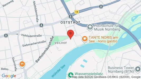 Apartments for rent i Nuremberg - kort over placeringen