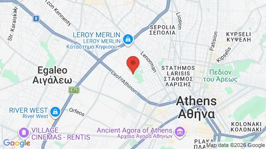 Apartments for rent i Athens Akadimia Platonos - kort over placeringen