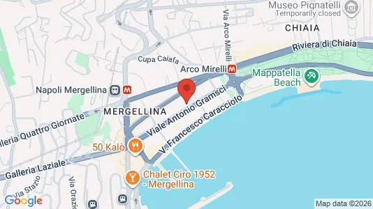 Apartments for rent in Chiaia - Photo from Google Street View