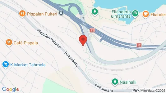 Apartments for rent i Tampere Keskinen - kort over placeringen