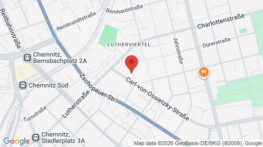 Apartments for rent in Chemnitz - Photo from Google Street View
