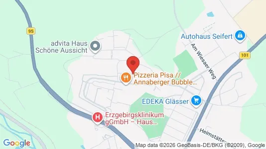 Apartments for rent i Erzgebirgskreis - kort over placeringen