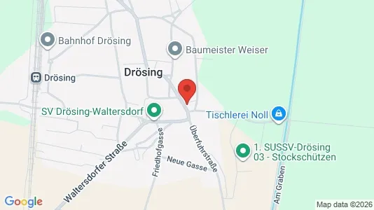 Apartments for rent i Drösing - kort over placeringen