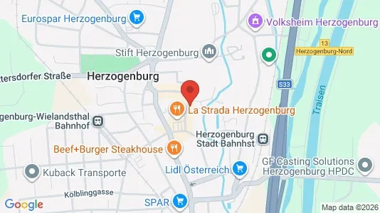 Apartments for rent i Herzogenburg - kort over placeringen
