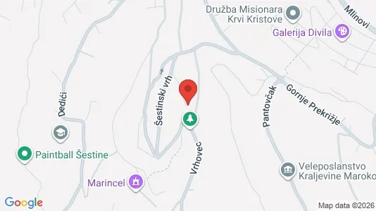 Apartments for rent i Sljeme (Medvednica-Tomislavac) - kort over placeringen