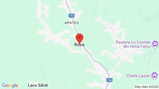 Apartments for rent i Roşia - kort over placeringen