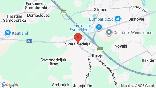 Houses for rent i Sveta Nedelja - kort over placeringen