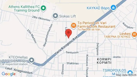 Apartments for rent i Kropia - kort over placeringen