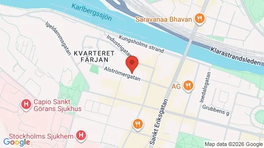 Rooms for rent i Kungsholmen - kort over placeringen
