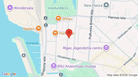 Apartments for rent i Riga Centrs - kort over placeringen
