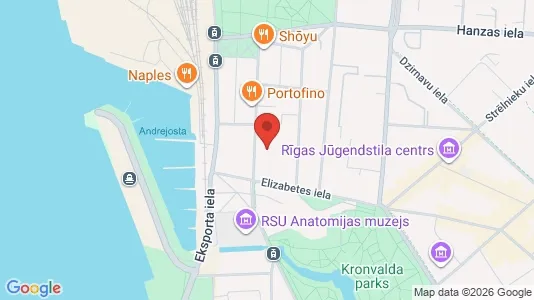 Apartments for rent i Riga Centrs - kort over placeringen