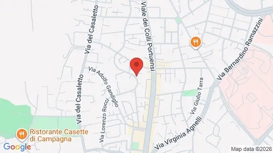 Apartments for rent i Roma Municipio XII – Monte Verde - kort over placeringen