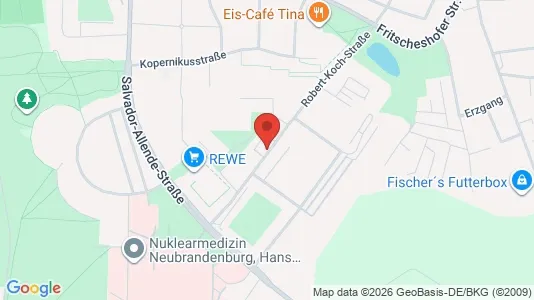 Apartments for rent i Mecklenburgische Seenplatte - kort over placeringen