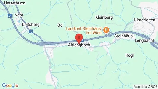 Apartments for rent i Altlengbach - kort over placeringen