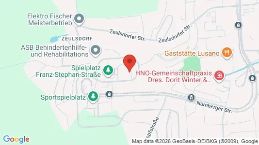 Apartments for rent i Gera - kort over placeringen