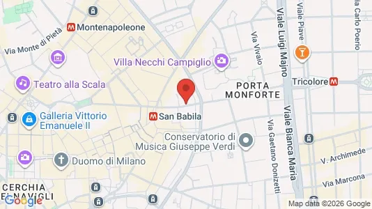 Apartments for rent i Milano Zona 1 - Centro storico - kort over placeringen