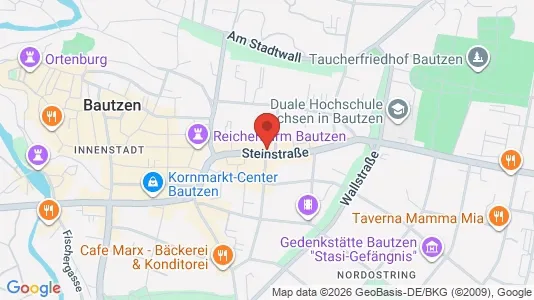 Apartments for rent i Bautzen - kort over placeringen