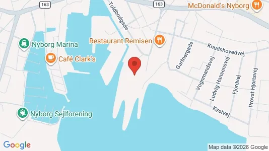 Apartments for rent i Nyborg - kort over placeringen