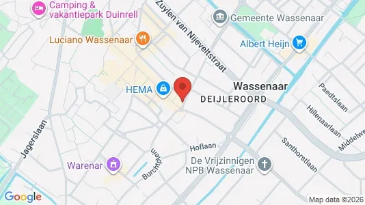 Apartments for rent i Wassenaar - kort over placeringen