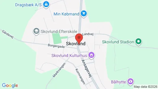 Apartments for rent i Ansager - kort over placeringen