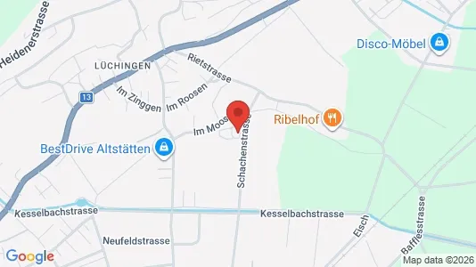 Apartments for rent i Rheintal - kort over placeringen
