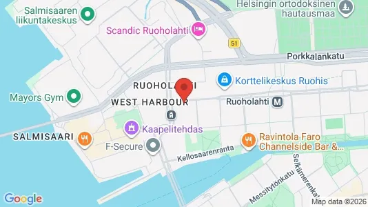Apartments for rent i Helsinki Eteläinen - kort over placeringen