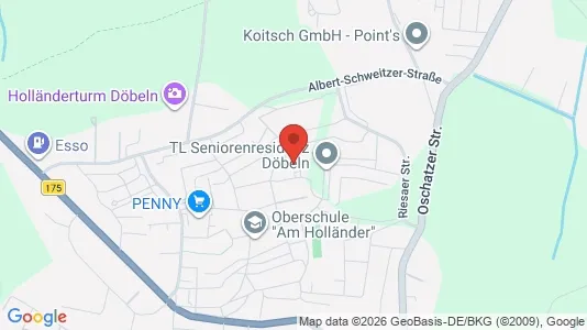 Apartments for rent i Central Saxony - kort over placeringen