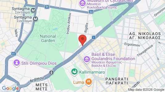 Apartments for rent i Athens Ampelokipoi - kort over placeringen